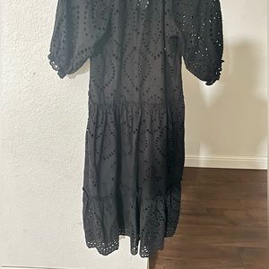 O.P.T  nwt beachy summer, embroidered puff sleeve dress